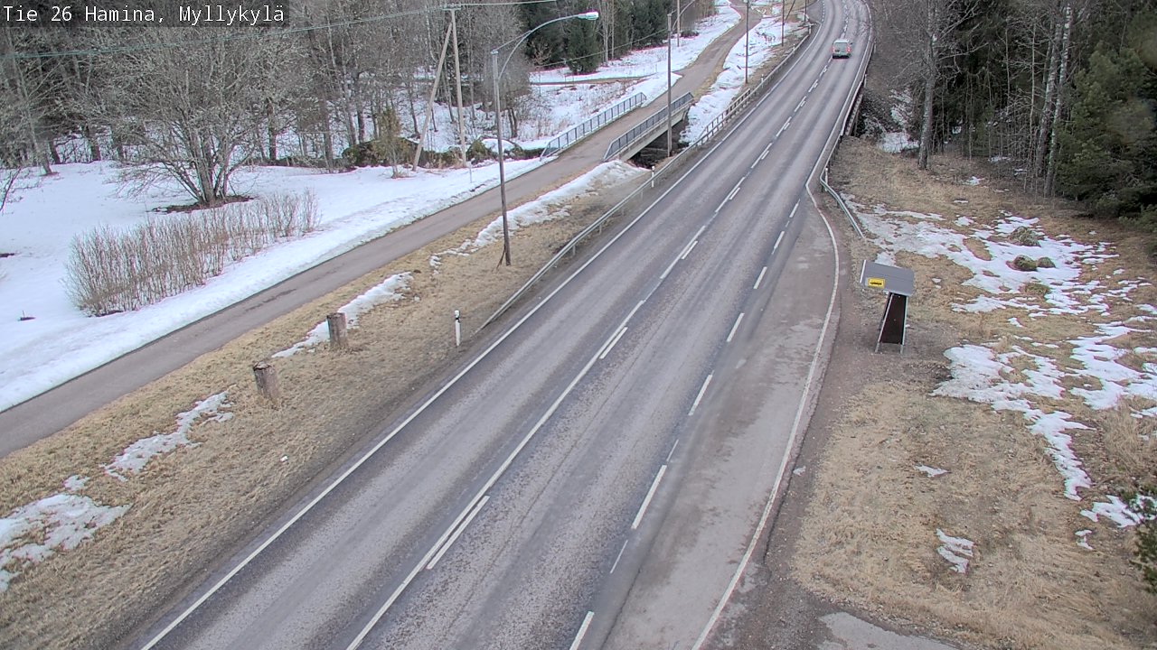 Weather Camera Image Road 26 Hamina, Myllykylä, Hamina, Kymenlaakso