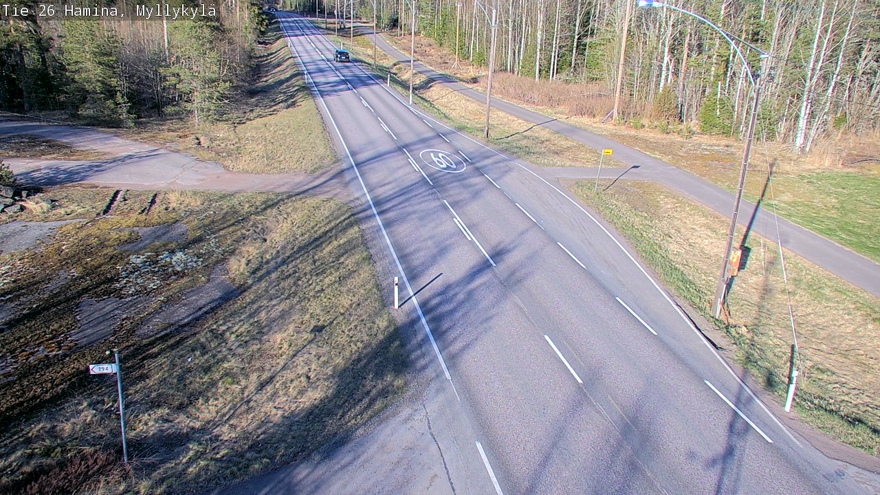 Kelikamerat Kuva Tie 26 Hamina, Myllykylä, Hamina, Kymenlaakso
