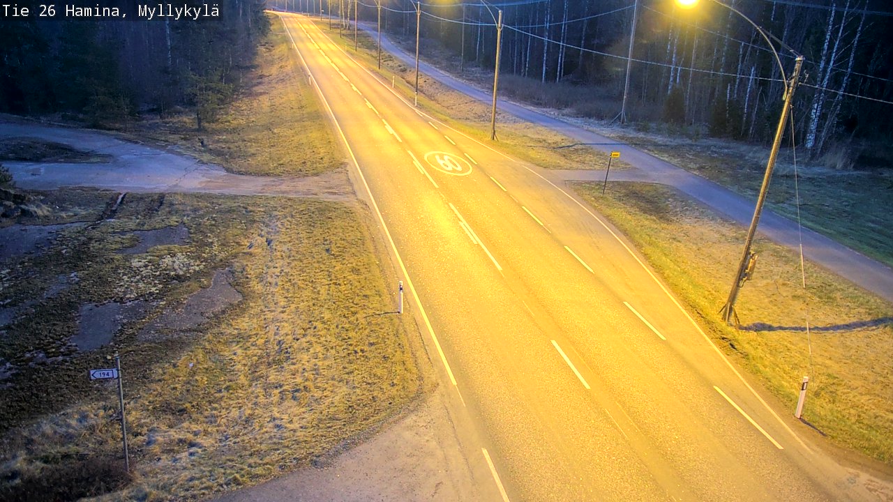 Kelikamerat Kuva Tie 26 Hamina, Myllykylä, Hamina, Kymenlaakso