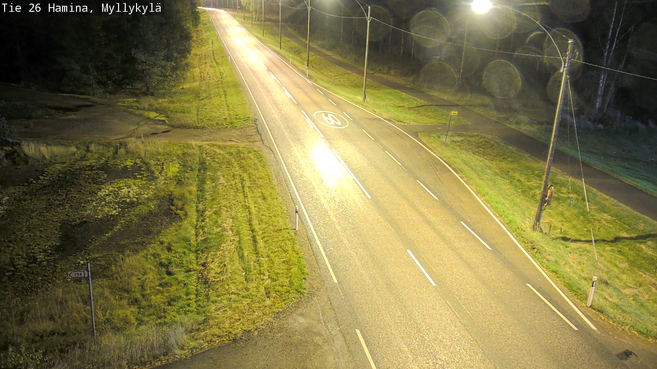 Kelikamerat Kuva Tie 26 Hamina, Myllykylä, Hamina, Kymenlaakso