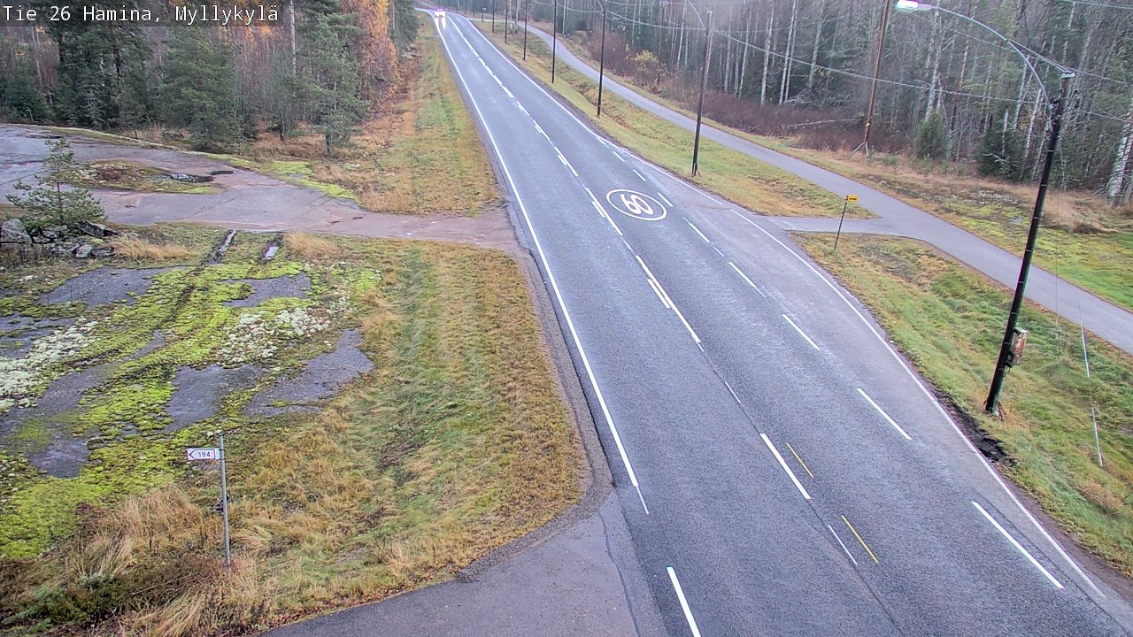 Kelikamerat Kuva Tie 26 Hamina, Myllykylä, Hamina, Kymenlaakso