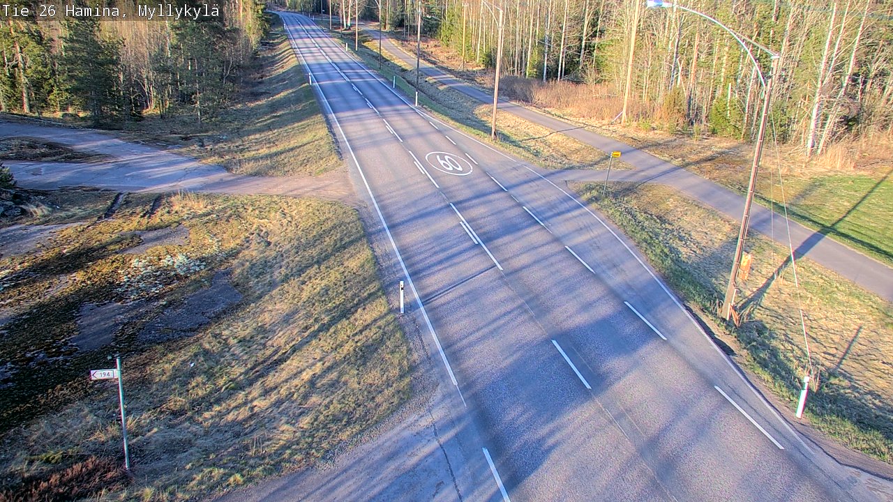 Kelikamerat Kuva Tie 26 Hamina, Myllykylä, Hamina, Kymenlaakso