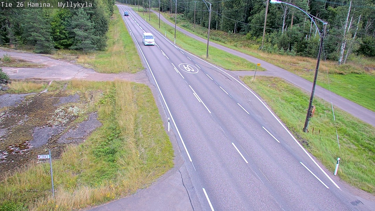 Kelikamerat Kuva Tie 26 Hamina, Myllykylä, Hamina, Kymenlaakso