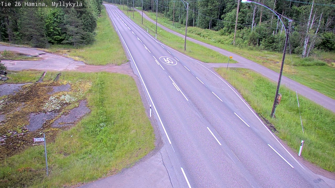 Kelikamerat Kuva Tie 26 Hamina, Myllykylä, Hamina, Kymenlaakso