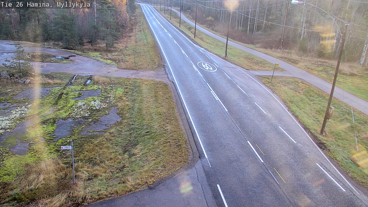 Kelikamerat Kuva Tie 26 Hamina, Myllykylä, Hamina, Kymenlaakso