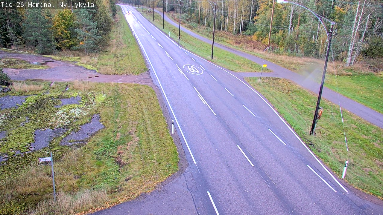 Kelikamerat Kuva Tie 26 Hamina, Myllykylä, Hamina, Kymenlaakso
