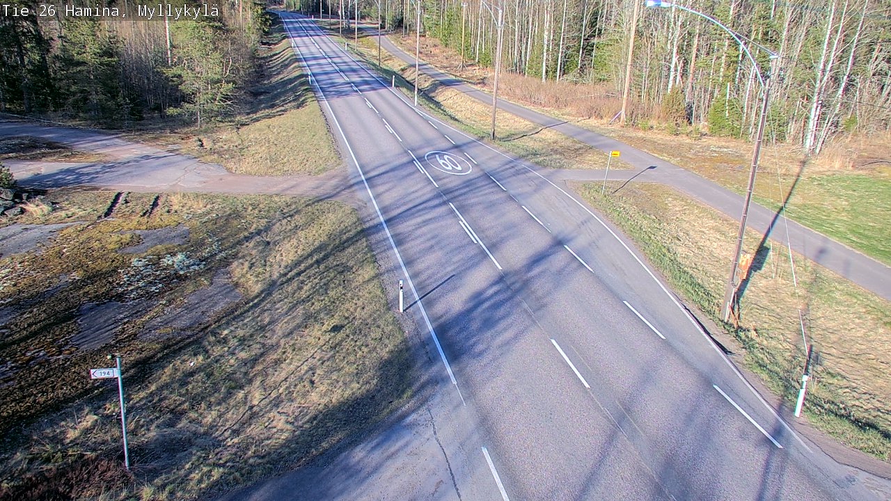 Kelikamerat Kuva Tie 26 Hamina, Myllykylä, Hamina, Kymenlaakso