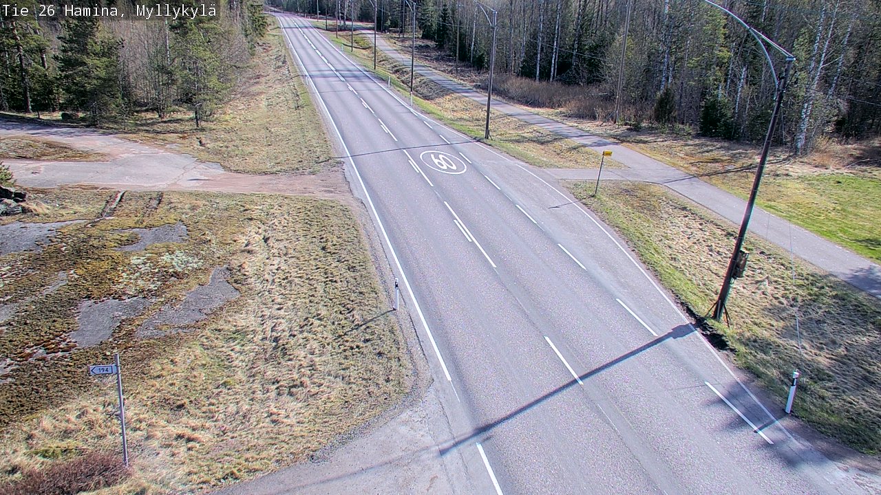 Kelikamerat Kuva Tie 26 Hamina, Myllykylä, Hamina, Kymenlaakso