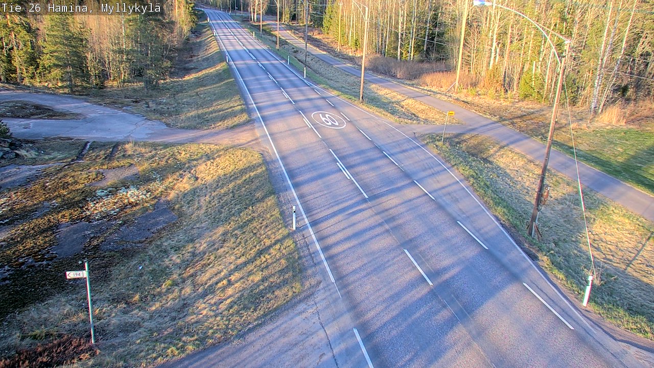 Kelikamerat Kuva Tie 26 Hamina, Myllykylä, Hamina, Kymenlaakso