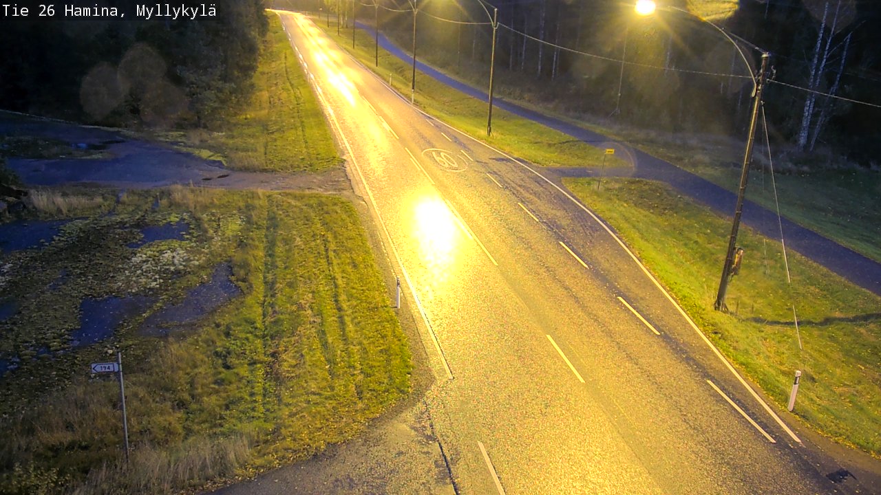 Kelikamerat Kuva Tie 26 Hamina, Myllykylä, Hamina, Kymenlaakso