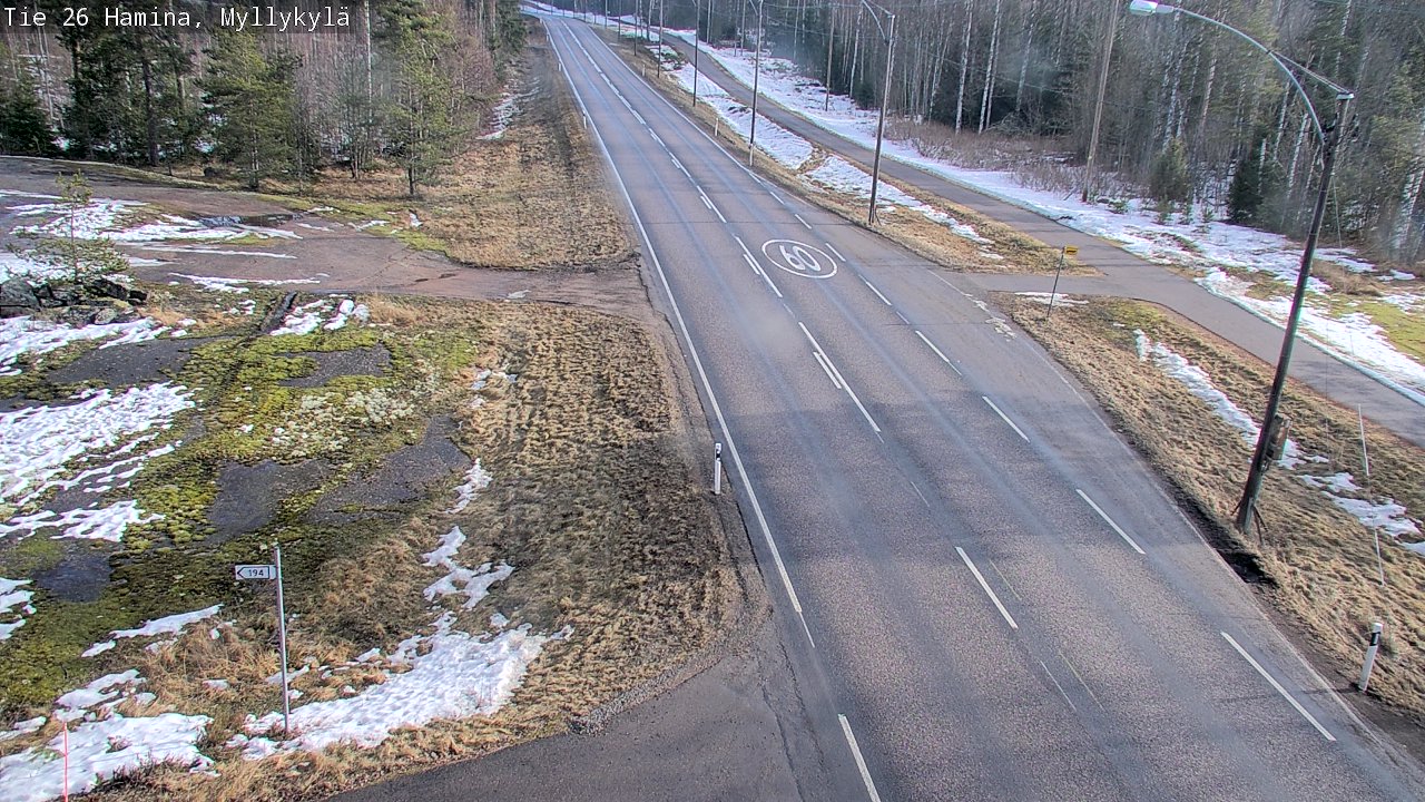 Kelikamerat Kuva Tie 26 Hamina, Myllykylä, Hamina, Kymenlaakso