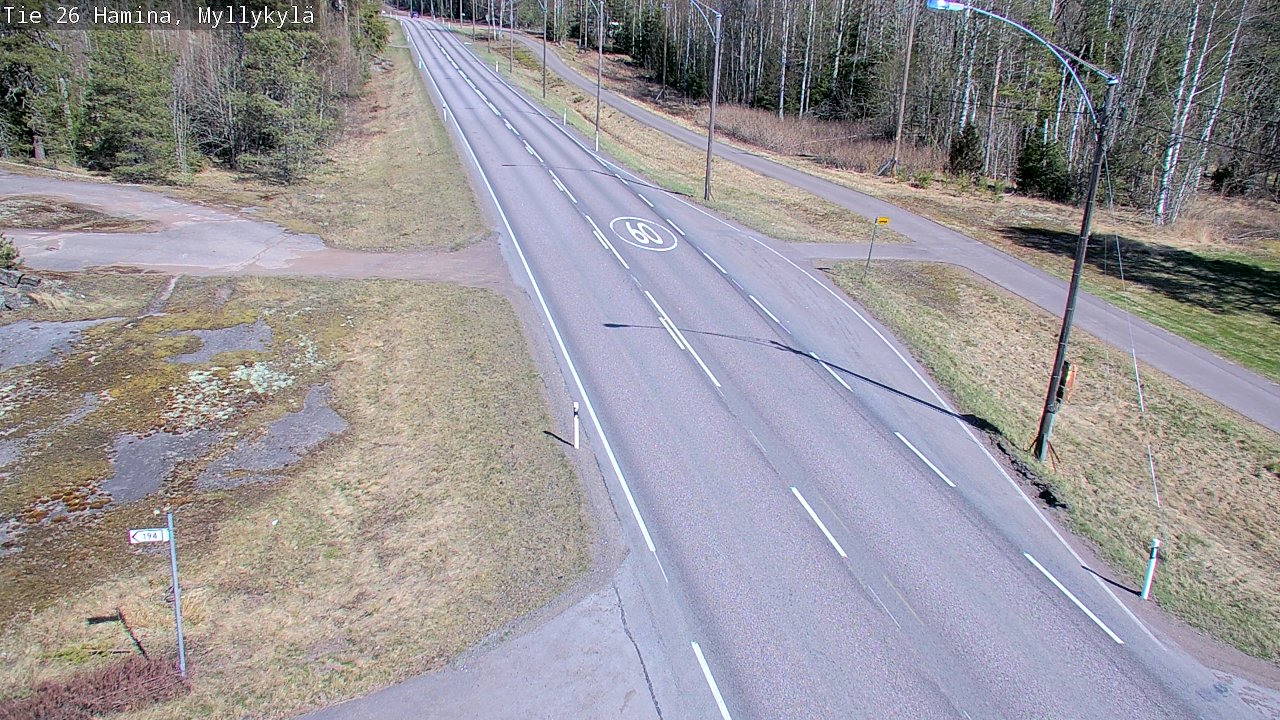 Kelikamerat Kuva Tie 26 Hamina, Myllykylä, Hamina, Kymenlaakso