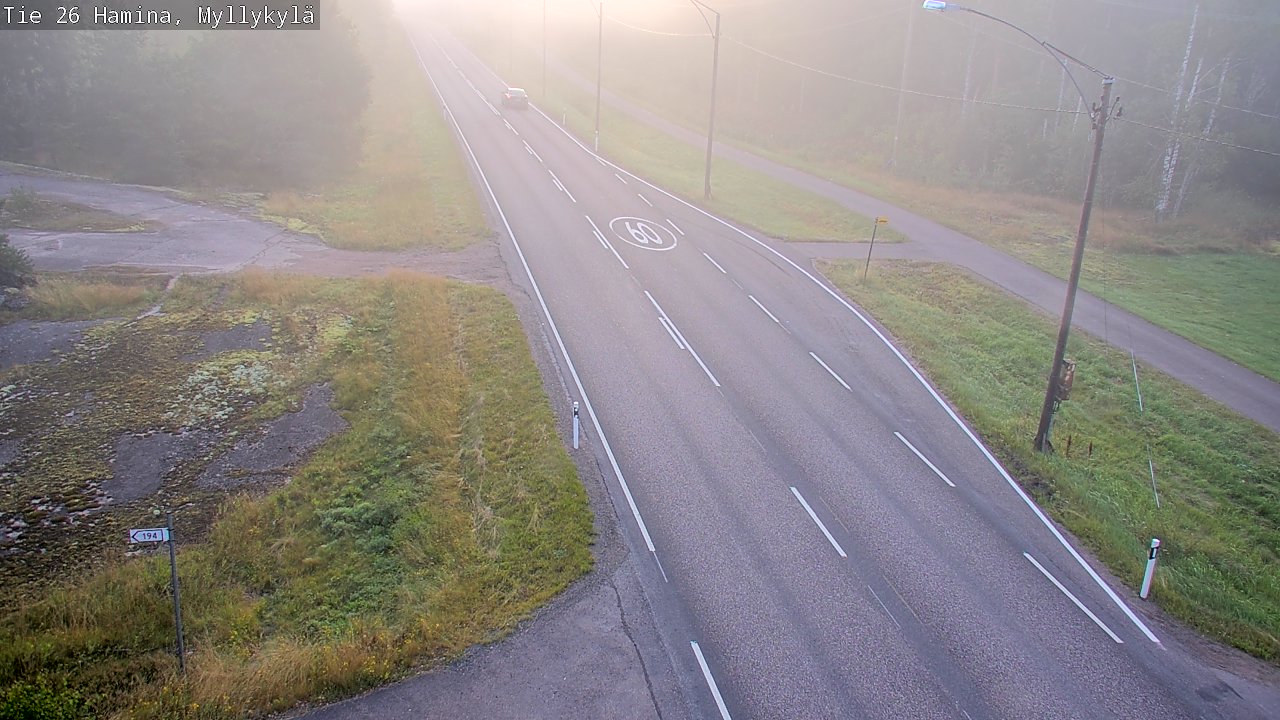 Kelikamerat Kuva Tie 26 Hamina, Myllykylä, Hamina, Kymenlaakso