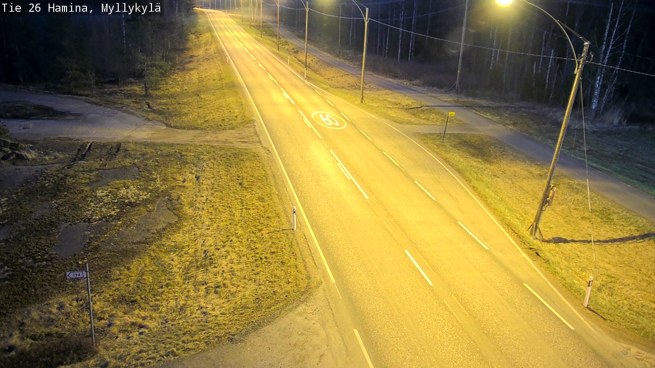Kelikamerat Kuva Tie 26 Hamina, Myllykylä, Hamina, Kymenlaakso