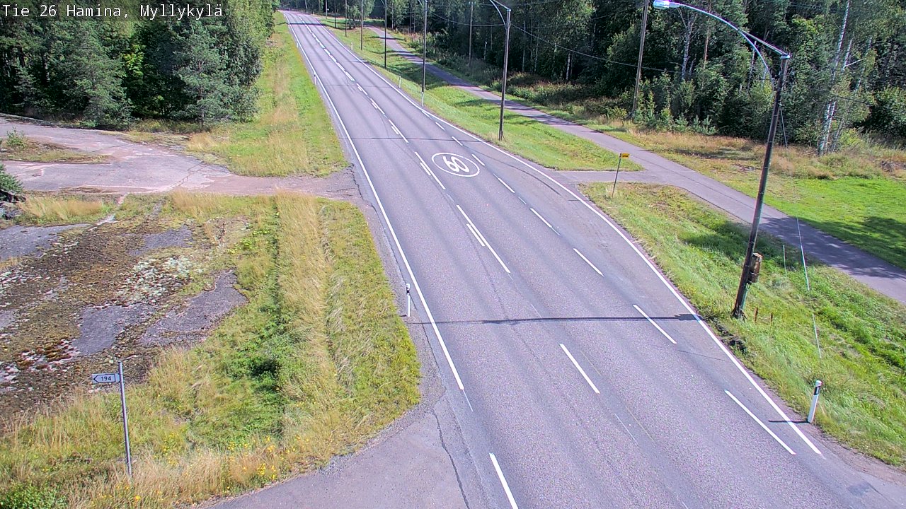 Kelikamerat Kuva Tie 26 Hamina, Myllykylä, Hamina, Kymenlaakso