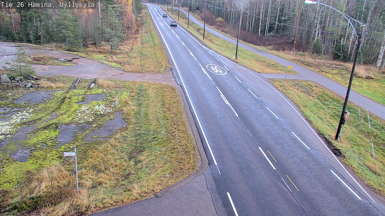 Kelikamerat Kuva Tie 26 Hamina, Myllykylä, Hamina, Kymenlaakso