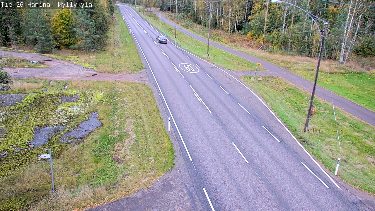 Kelikamerat Kuva Tie 26 Hamina, Myllykylä, Hamina, Kymenlaakso