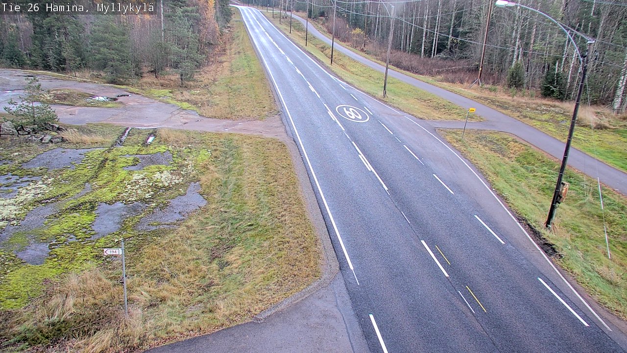 Kelikamerat Kuva Tie 26 Hamina, Myllykylä, Hamina, Kymenlaakso