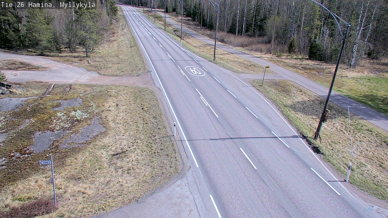 Kelikamerat Kuva Tie 26 Hamina, Myllykylä, Hamina, Kymenlaakso