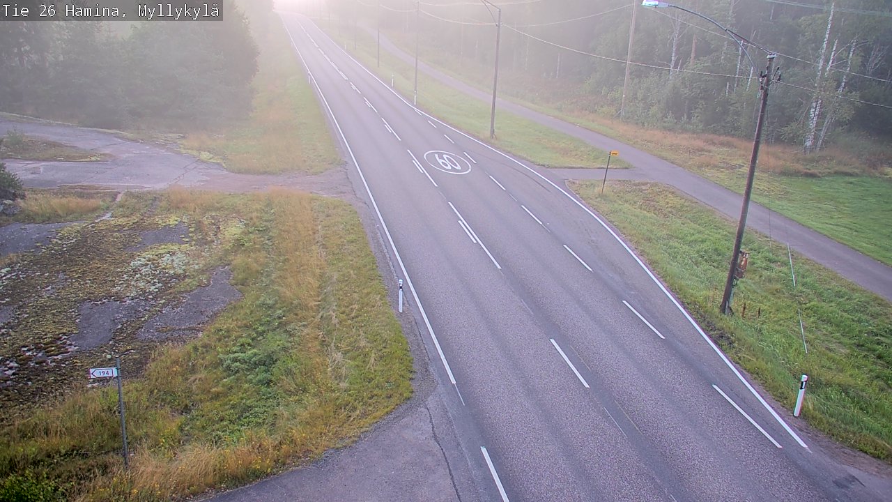 Kelikamerat Kuva Tie 26 Hamina, Myllykylä, Hamina, Kymenlaakso