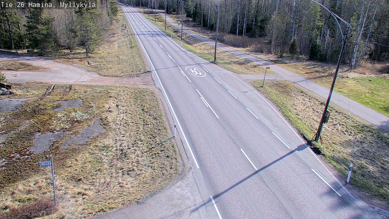 Kelikamerat Kuva Tie 26 Hamina, Myllykylä, Hamina, Kymenlaakso