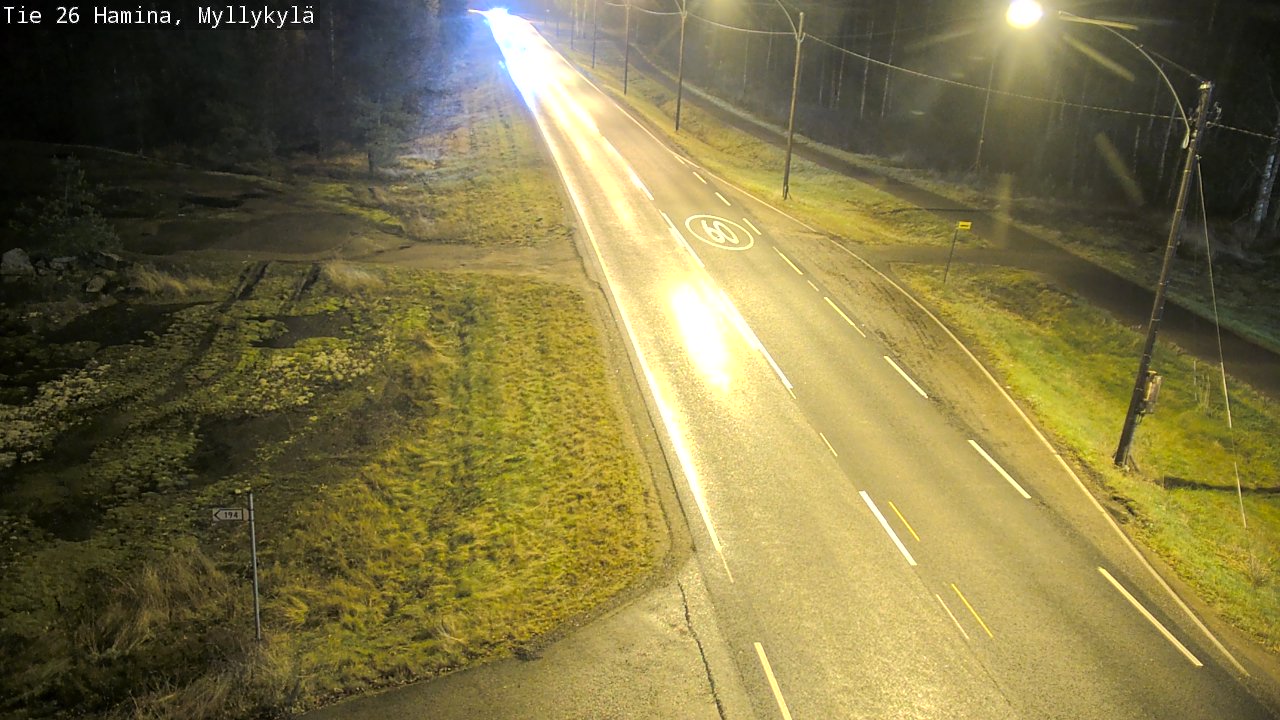 Kelikamerat Kuva Tie 26 Hamina, Myllykylä, Hamina, Kymenlaakso