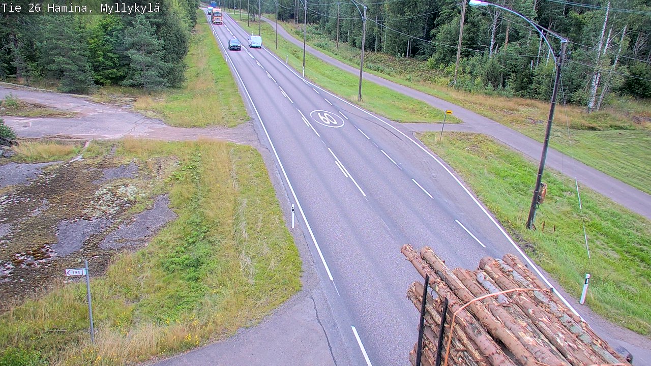 Kelikamerat Kuva Tie 26 Hamina, Myllykylä, Hamina, Kymenlaakso