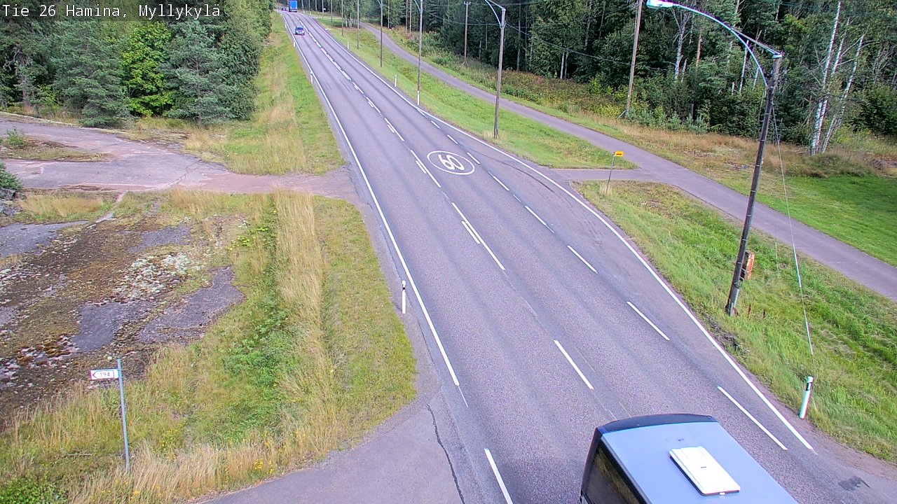 Kelikamerat Kuva Tie 26 Hamina, Myllykylä, Hamina, Kymenlaakso