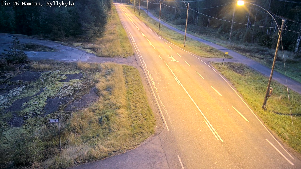 Kelikamerat Kuva Tie 26 Hamina, Myllykylä, Hamina, Kymenlaakso