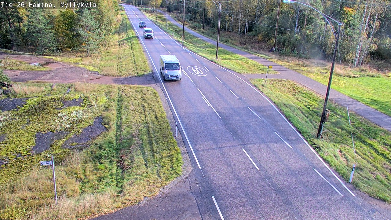 Kelikamerat Kuva Tie 26 Hamina, Myllykylä, Hamina, Kymenlaakso