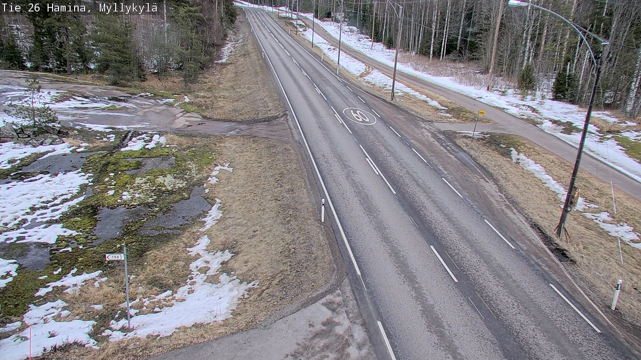 Kelikamerat Kuva Tie 26 Hamina, Myllykylä, Hamina, Kymenlaakso