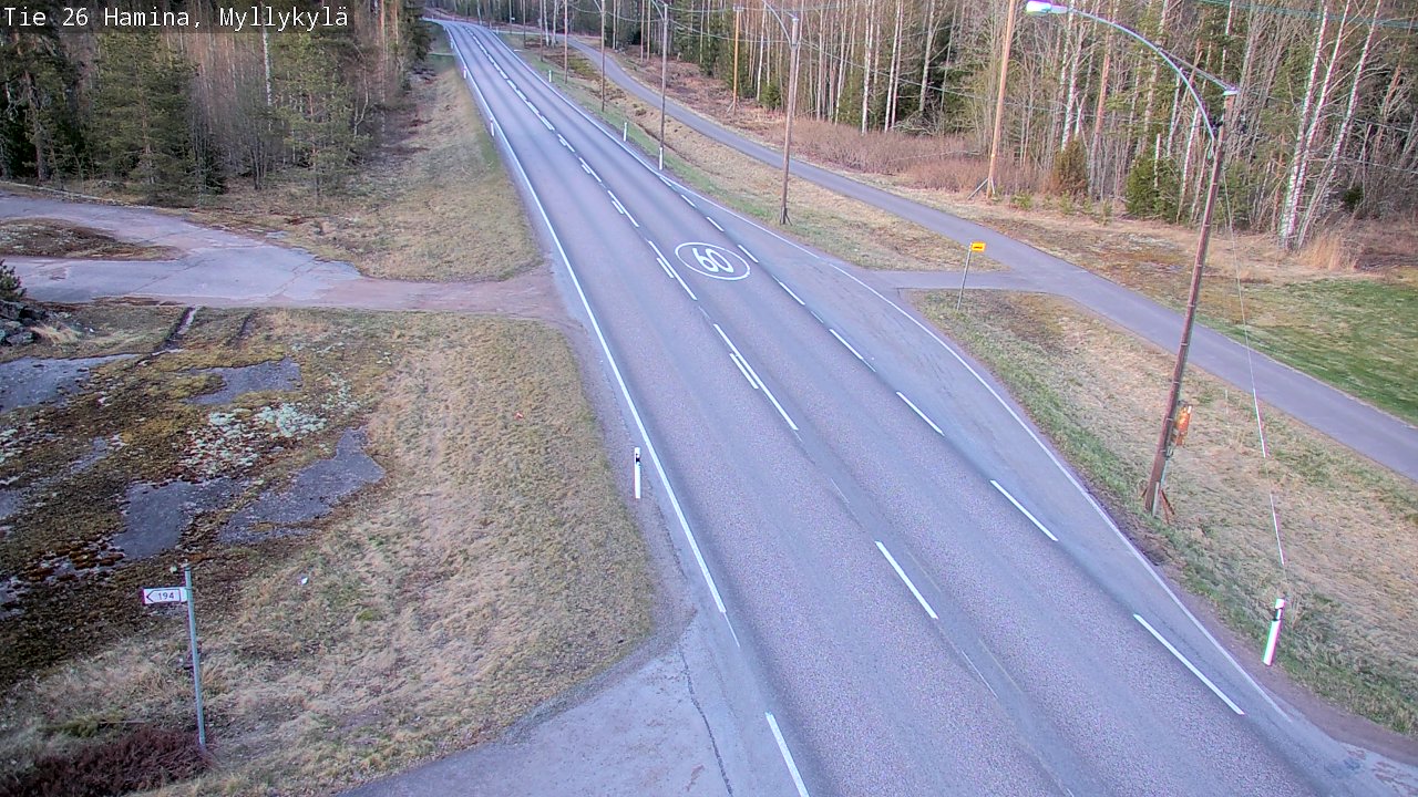 Kelikamerat Kuva Tie 26 Hamina, Myllykylä, Hamina, Kymenlaakso
