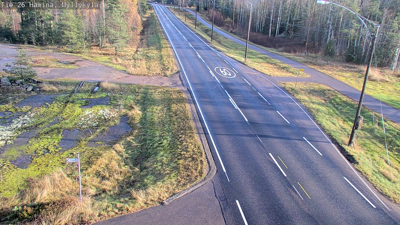 Kelikamerat Kuva Tie 26 Hamina, Myllykylä, Hamina, Kymenlaakso