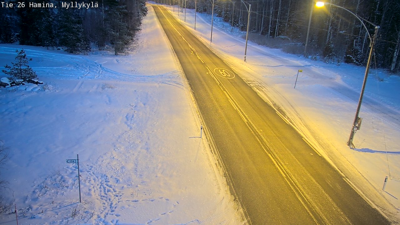 Kelikamerat Kuva Tie 26 Hamina, Myllykylä, Hamina, Kymenlaakso