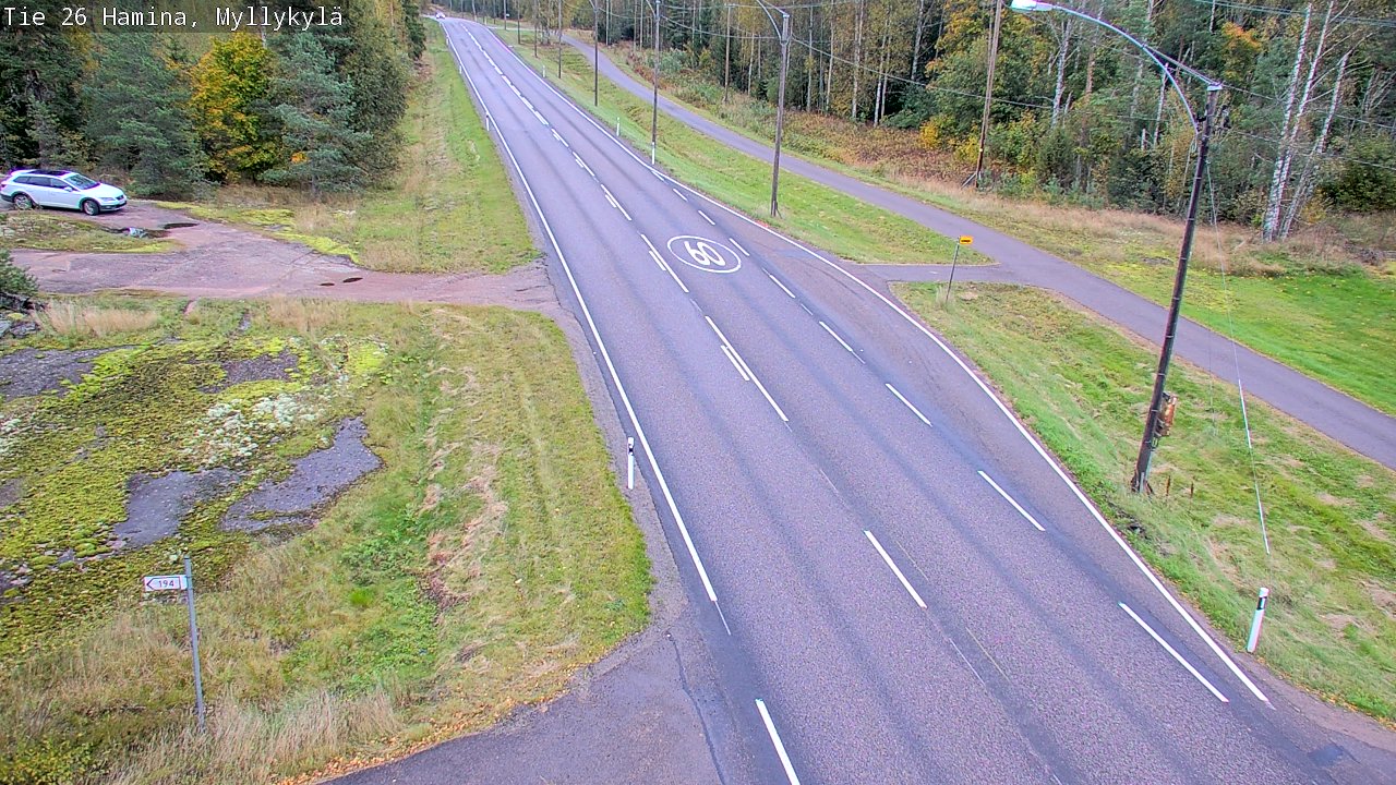 Kelikamerat Kuva Tie 26 Hamina, Myllykylä, Hamina, Kymenlaakso