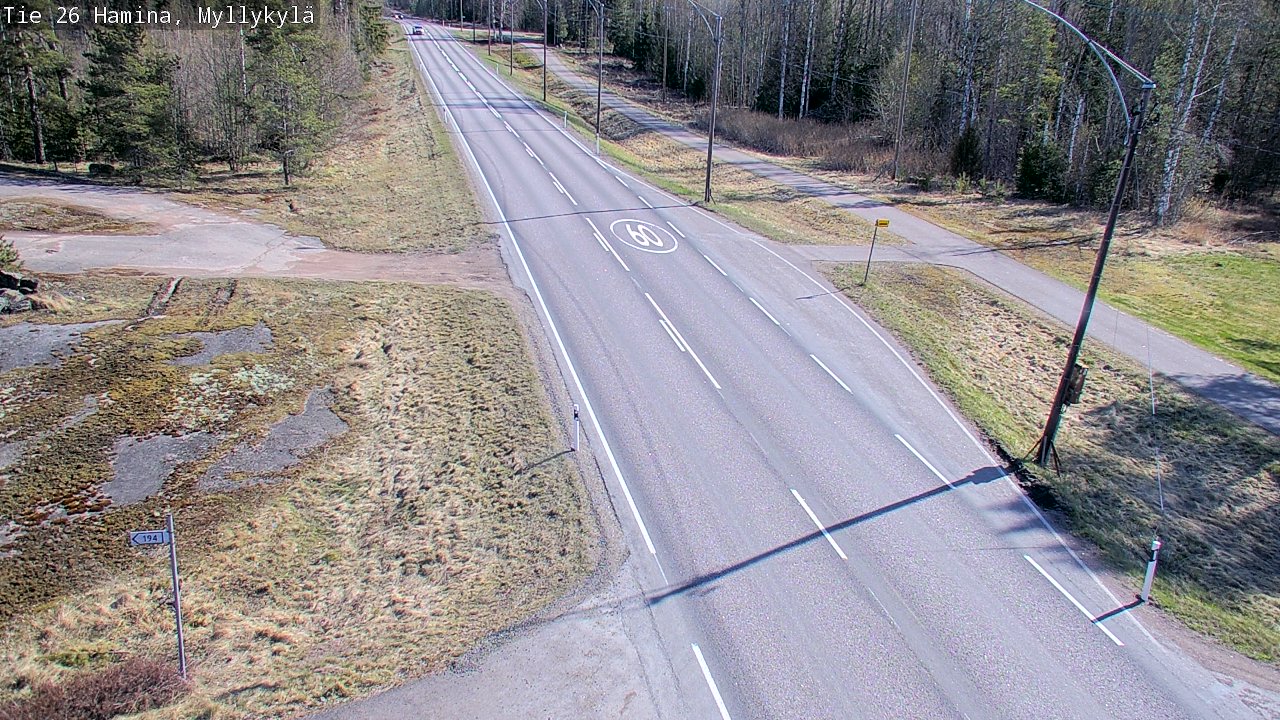 Kelikamerat Kuva Tie 26 Hamina, Myllykylä, Hamina, Kymenlaakso