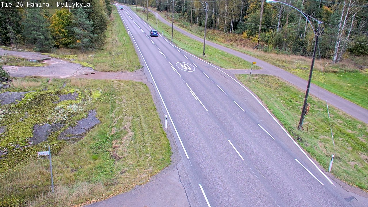 Kelikamerat Kuva Tie 26 Hamina, Myllykylä, Hamina, Kymenlaakso