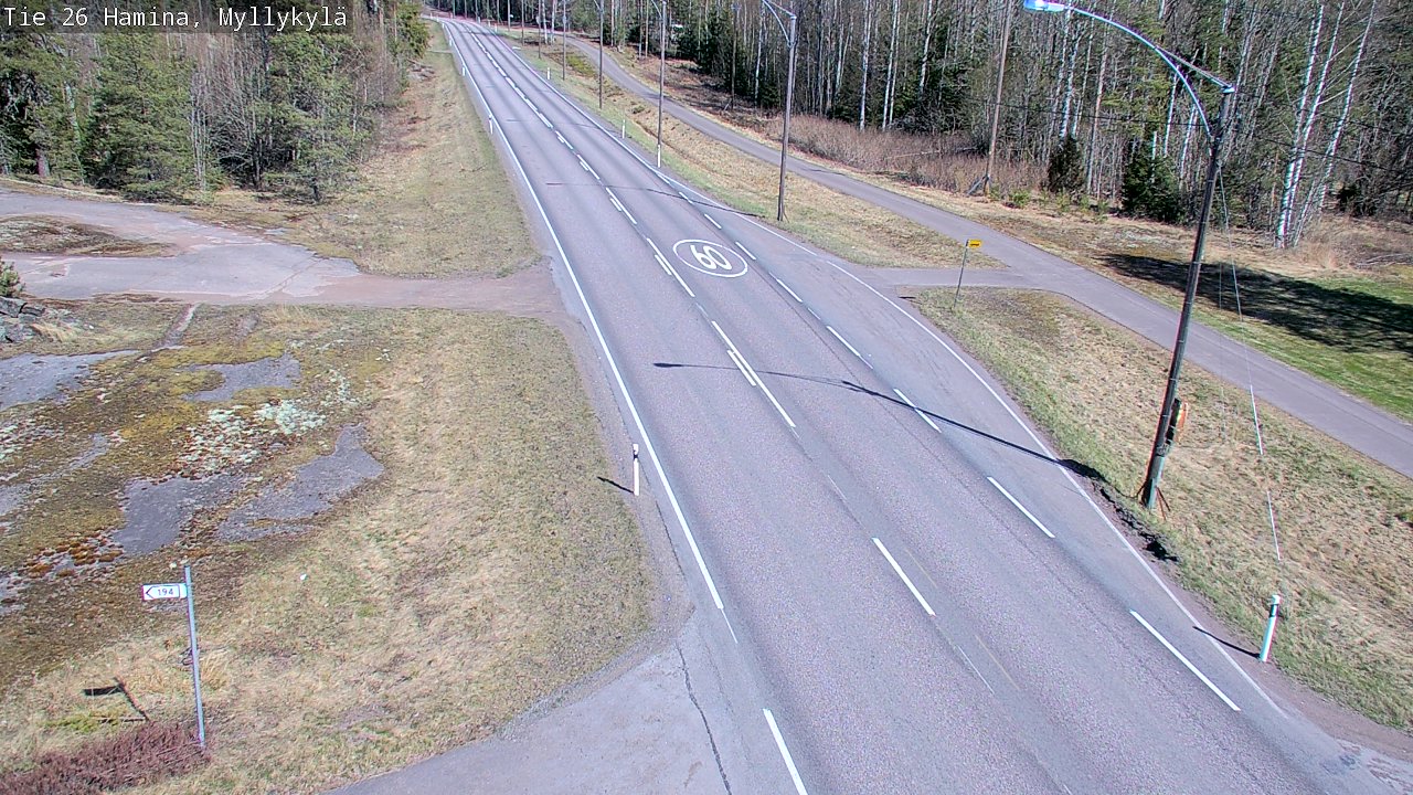 Kelikamerat Kuva Tie 26 Hamina, Myllykylä, Hamina, Kymenlaakso