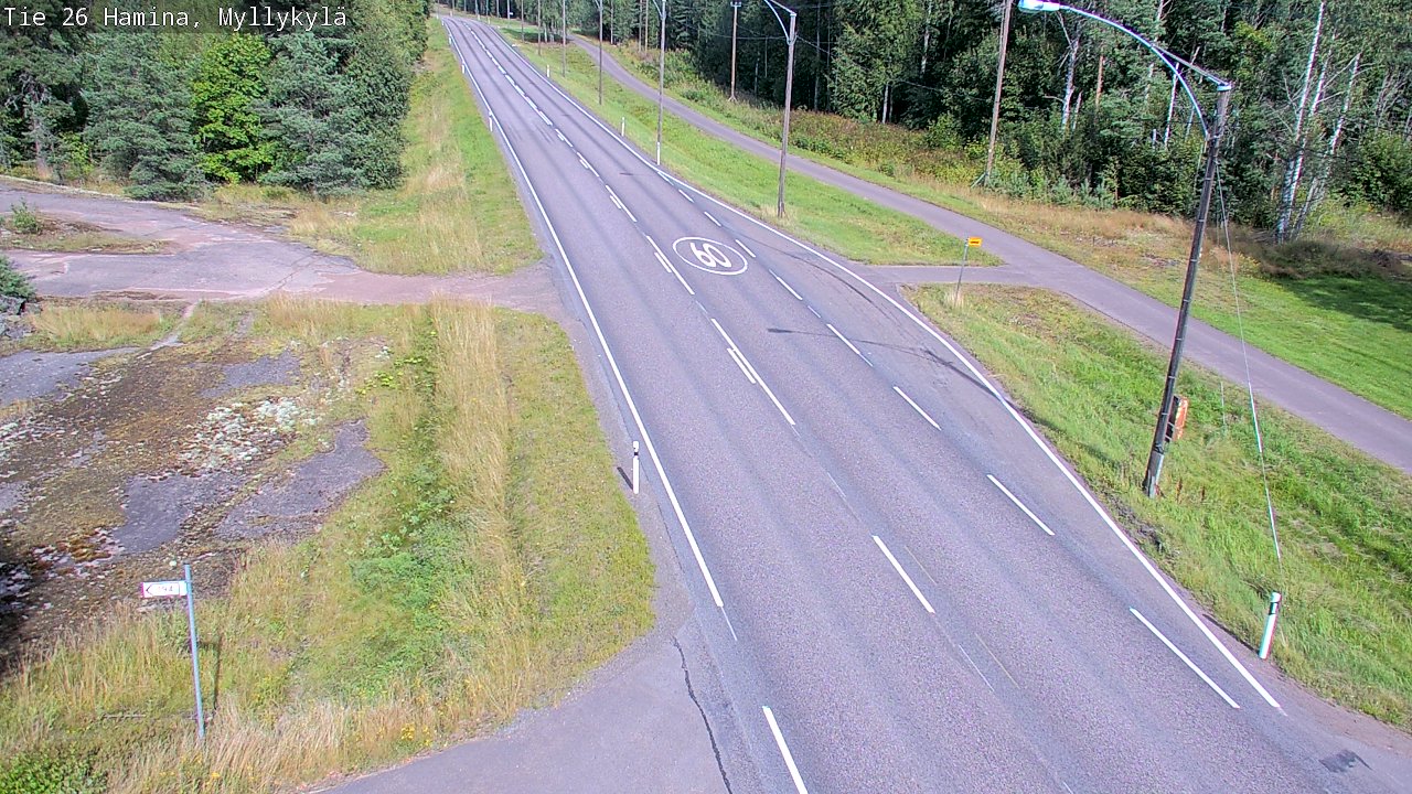 Kelikamerat Kuva Tie 26 Hamina, Myllykylä, Hamina, Kymenlaakso