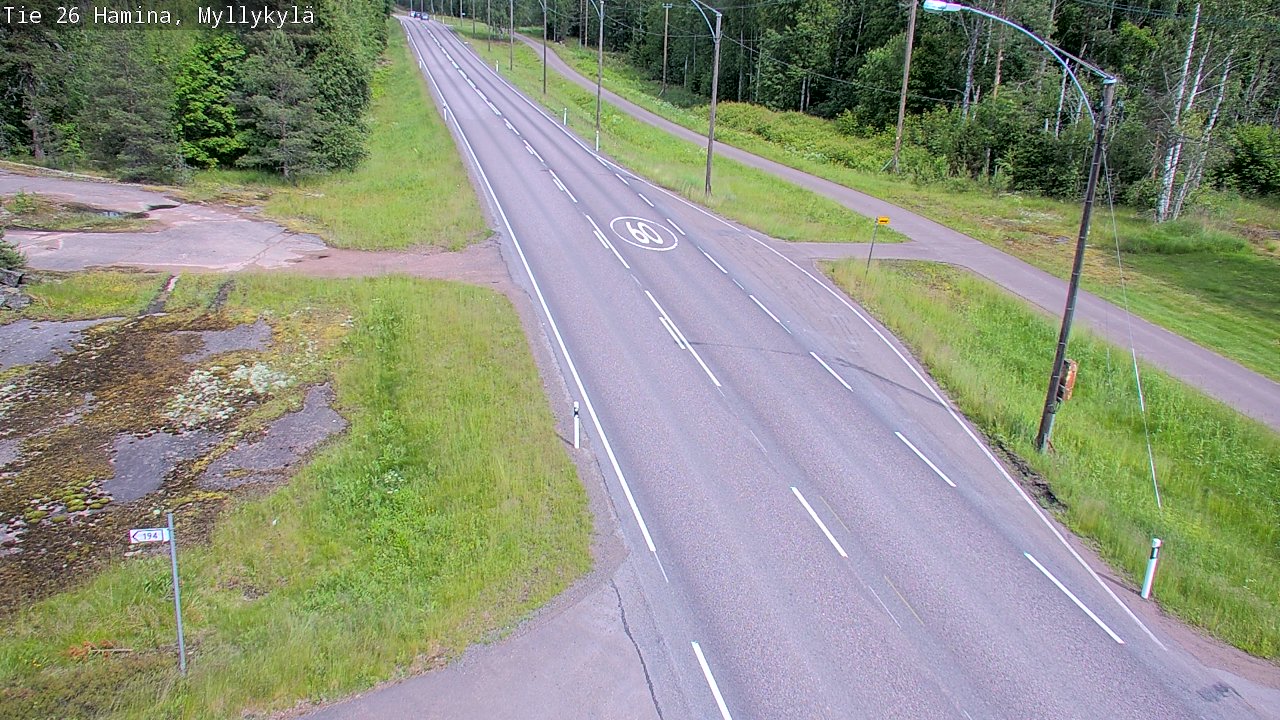 Kelikamerat Kuva Tie 26 Hamina, Myllykylä, Hamina, Kymenlaakso