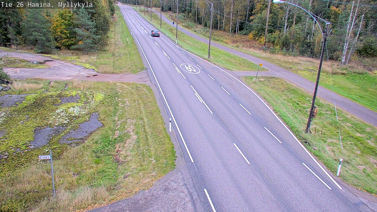Kelikamerat Kuva Tie 26 Hamina, Myllykylä, Hamina, Kymenlaakso