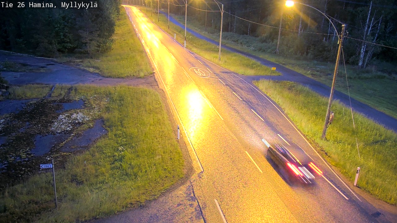 Kelikamerat Kuva Tie 26 Hamina, Myllykylä, Hamina, Kymenlaakso
