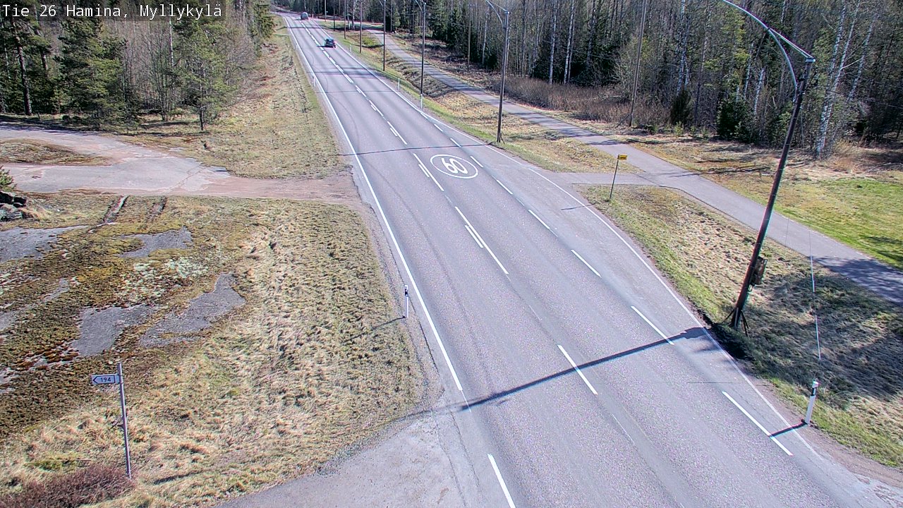 Kelikamerat Kuva Tie 26 Hamina, Myllykylä, Hamina, Kymenlaakso
