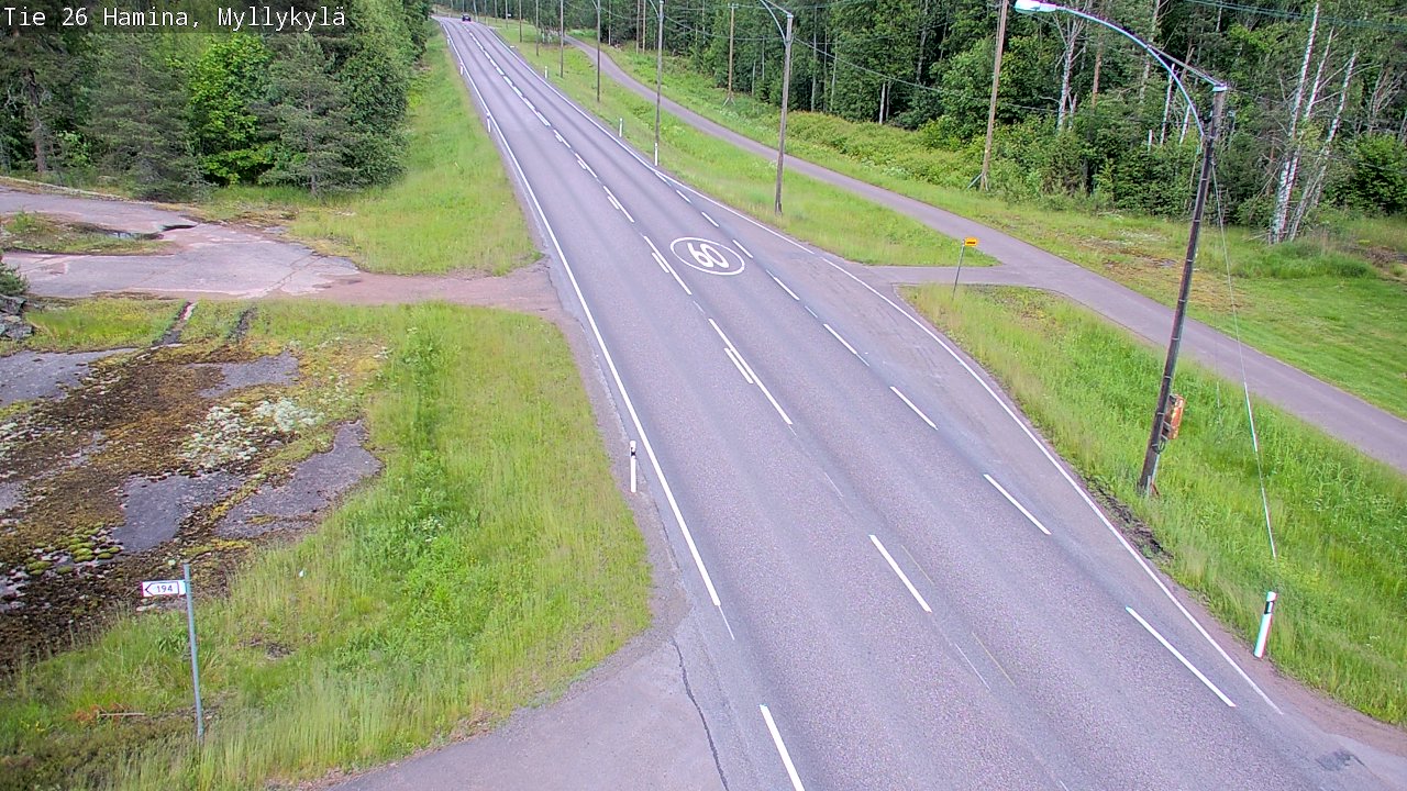Kelikamerat Kuva Tie 26 Hamina, Myllykylä, Hamina, Kymenlaakso