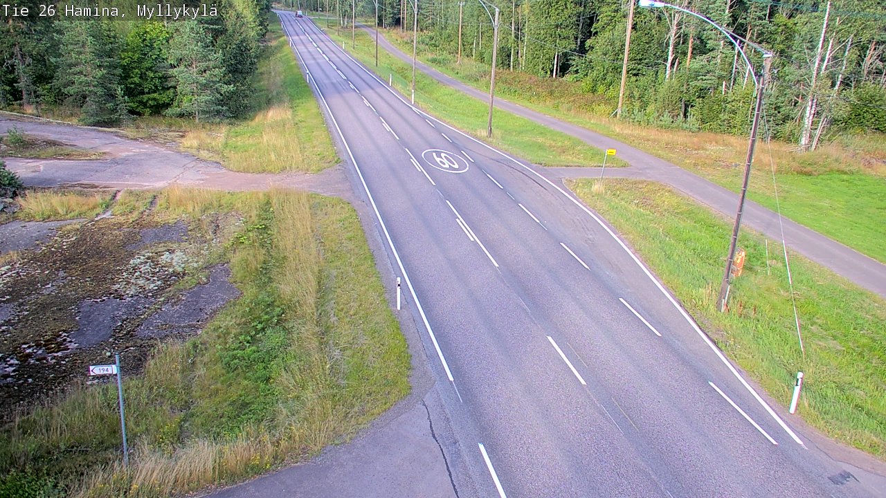 Kelikamerat Kuva Tie 26 Hamina, Myllykylä, Hamina, Kymenlaakso