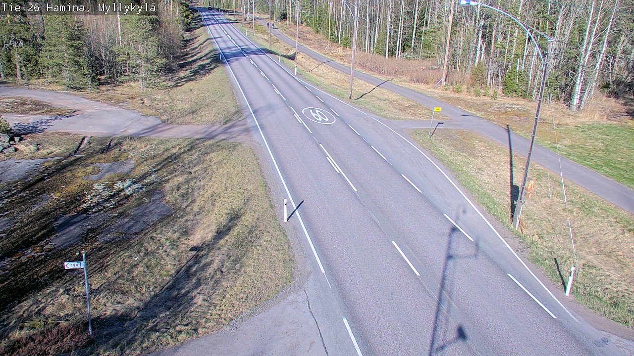 Kelikamerat Kuva Tie 26 Hamina, Myllykylä, Hamina, Kymenlaakso
