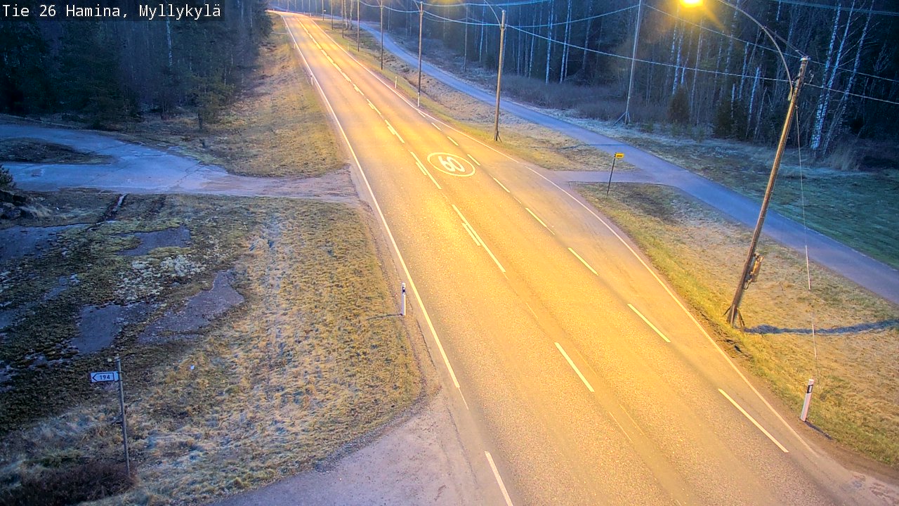 Kelikamerat Kuva Tie 26 Hamina, Myllykylä, Hamina, Kymenlaakso