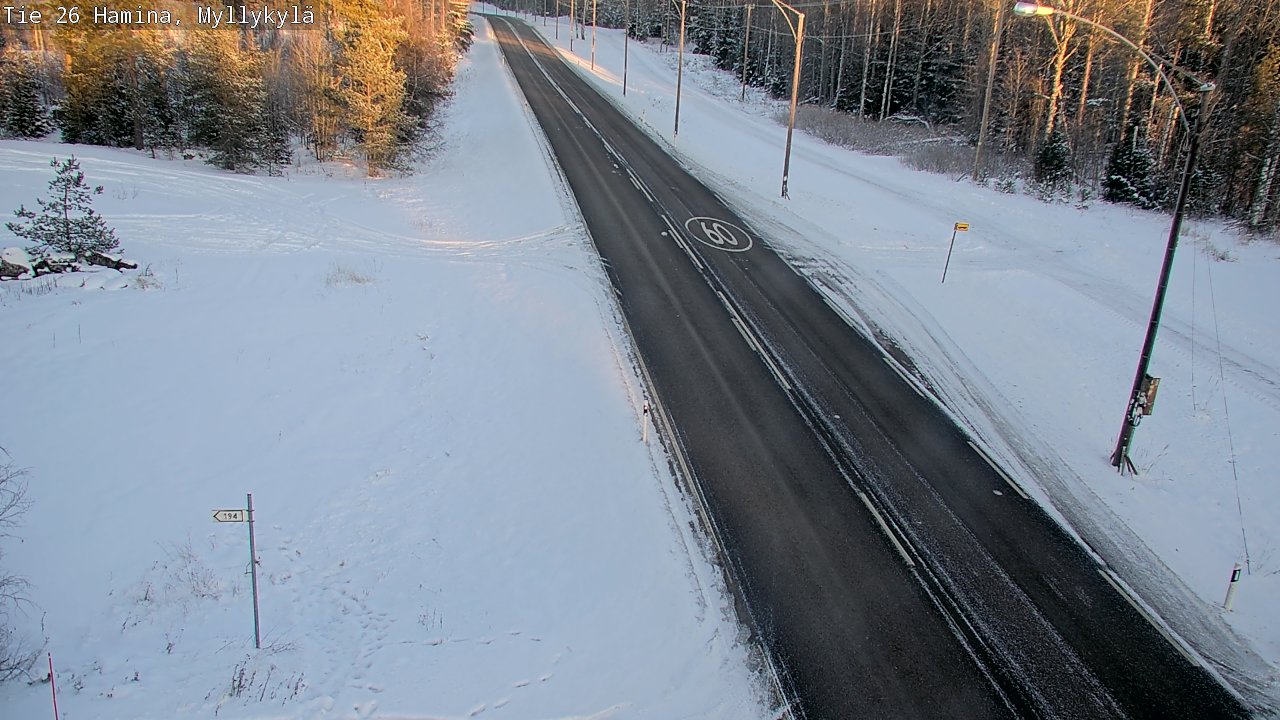 Kelikamerat Kuva Tie 26 Hamina, Myllykylä, Hamina, Kymenlaakso