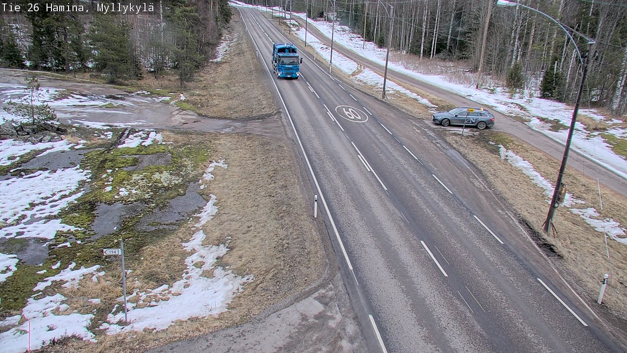 Kelikamerat Kuva Tie 26 Hamina, Myllykylä, Hamina, Kymenlaakso