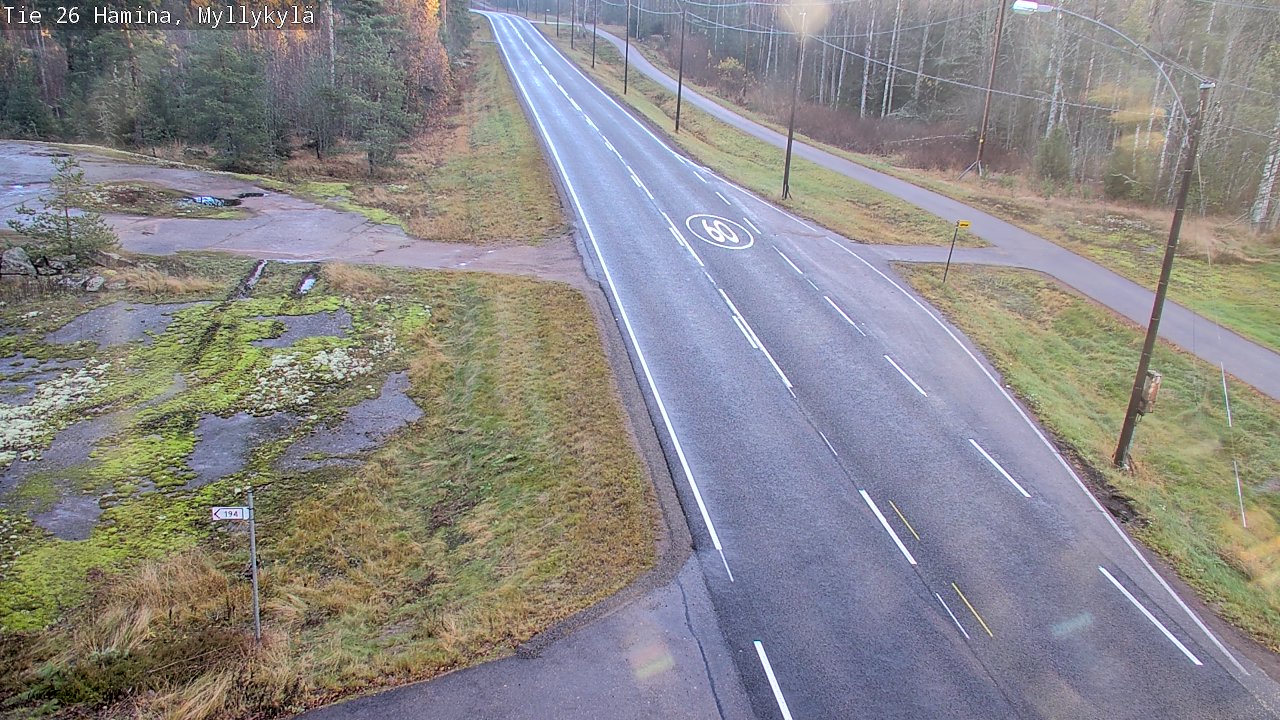 Kelikamerat Kuva Tie 26 Hamina, Myllykylä, Hamina, Kymenlaakso